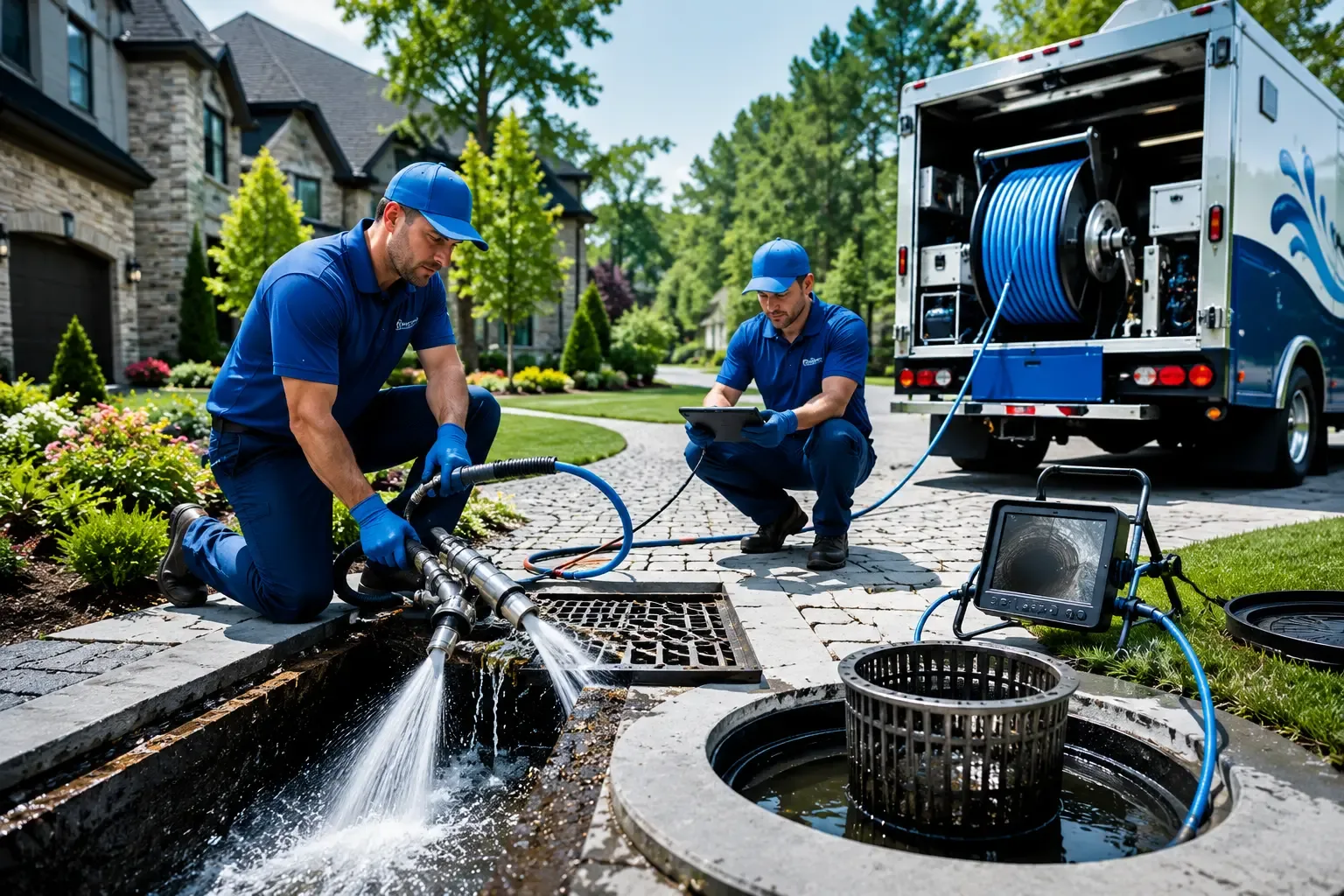 Local outdoor drain cleaning professionals in Crystal, MI