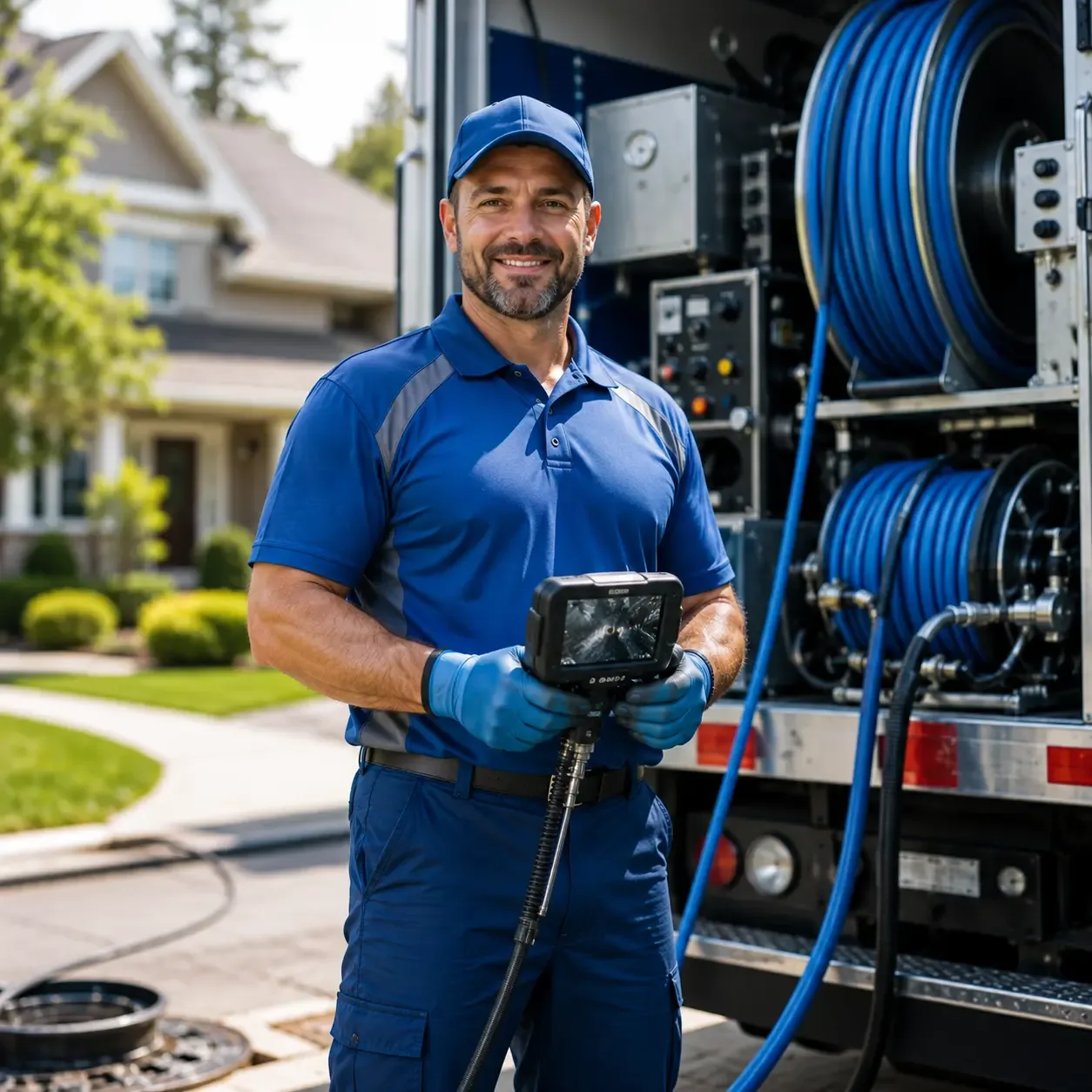 Local outdoor drain cleaning specialists in Crystal, MI